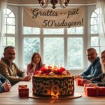 50 års dikt: fina gratulationer och texter